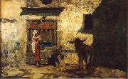 Maria Fortuny i Marsal Pati arab oil painting